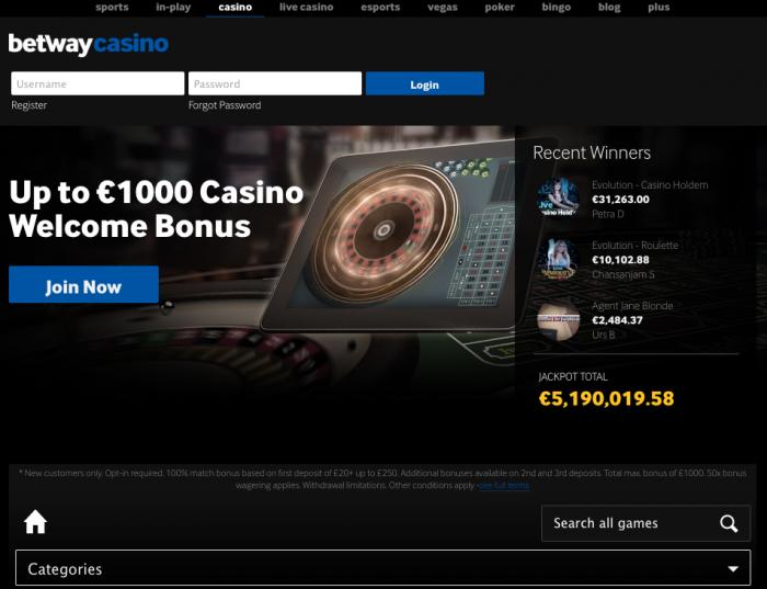 Betway casino