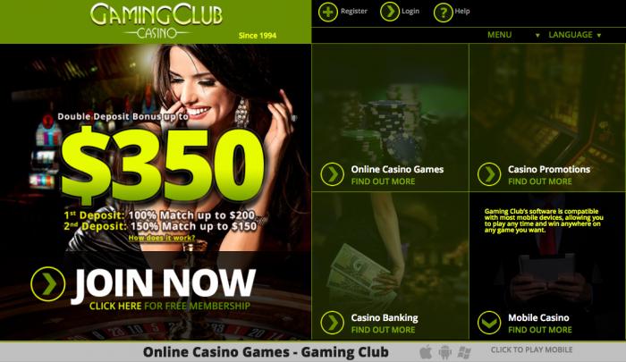 Gaming club casino